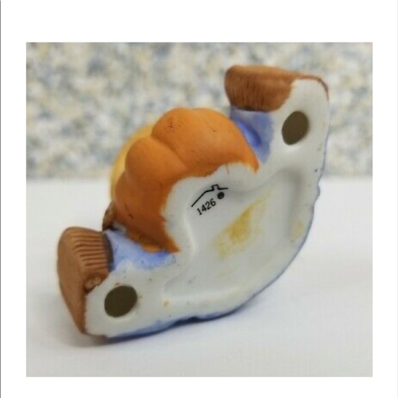 Vintage HOMCO Home Interior 1462 & 1426 Picnic Bears Porcelain Figurines - Picture 2 of 10